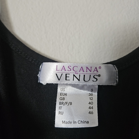 Lascana Venus Casual Jumpsuit. Black. Small. - Picture 4 of 4